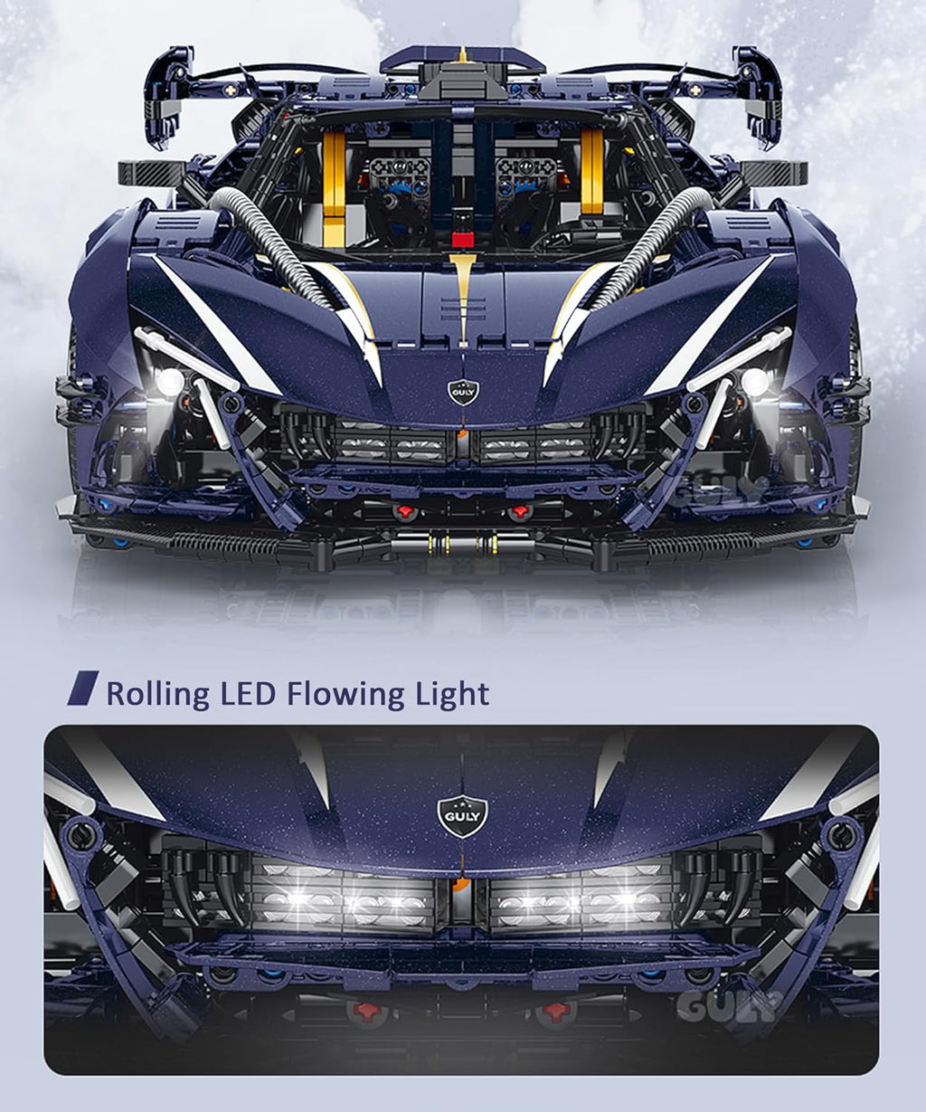 GULY 10641 Track Edition: 1:8 Hyper-Performance RC Supercar Building Set