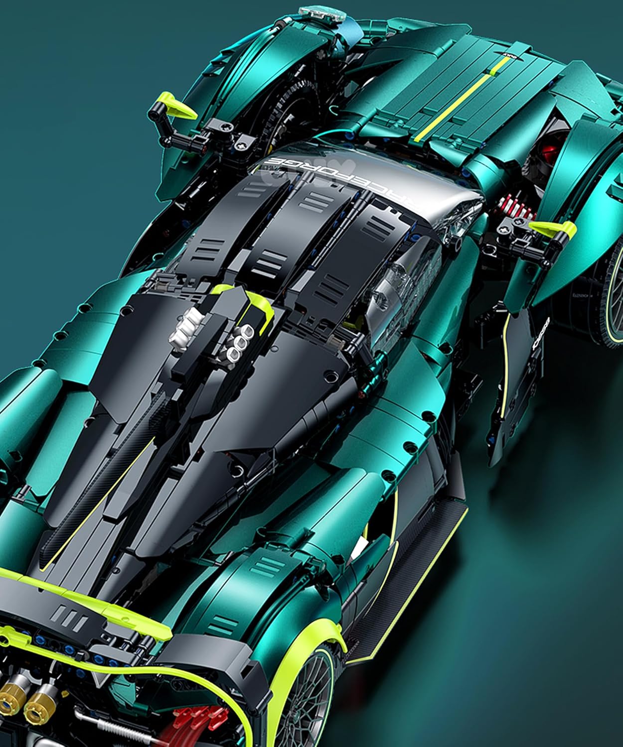 GULY 10658 Iron Valkyrie: 1:8 Hyper-Performance RC Supercar Building Set