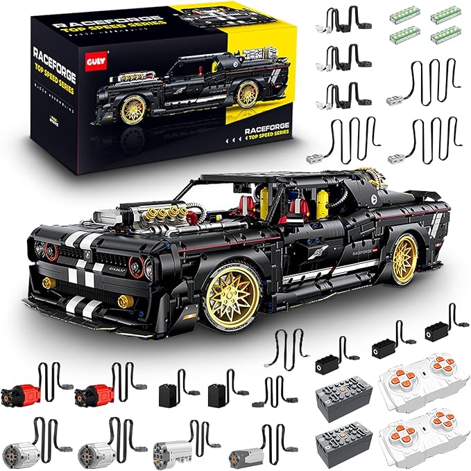 GULY 10637 Hammerfall: Premium Hyper-Performance RC Supercar Building Set