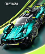 GULY 10658 Iron Valkyrie: 1:8 Hyper-Performance RC Supercar Building Set