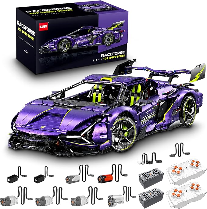 GULY 10635 Voltstrike: Premium Hyper-Performance RC Supercar Building Set