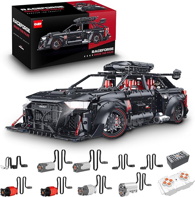GULY 10645 Speedwagon RS: Premium Hyper-Performance RC Supercar Building Set