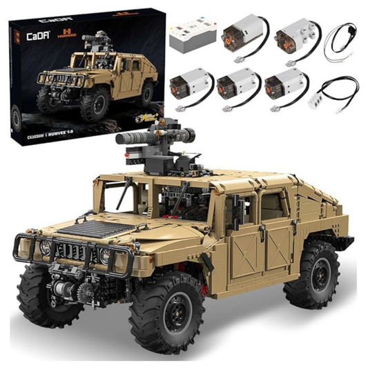 CaDA Master Humvee Off-Road Vehicle 1:8 Scale (C61036W) - (Dynamic or Static)