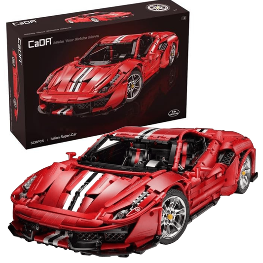 CaDA Master Red Racing Supercar 1:8 Scale (C61043W) - (Dynamic or Static)