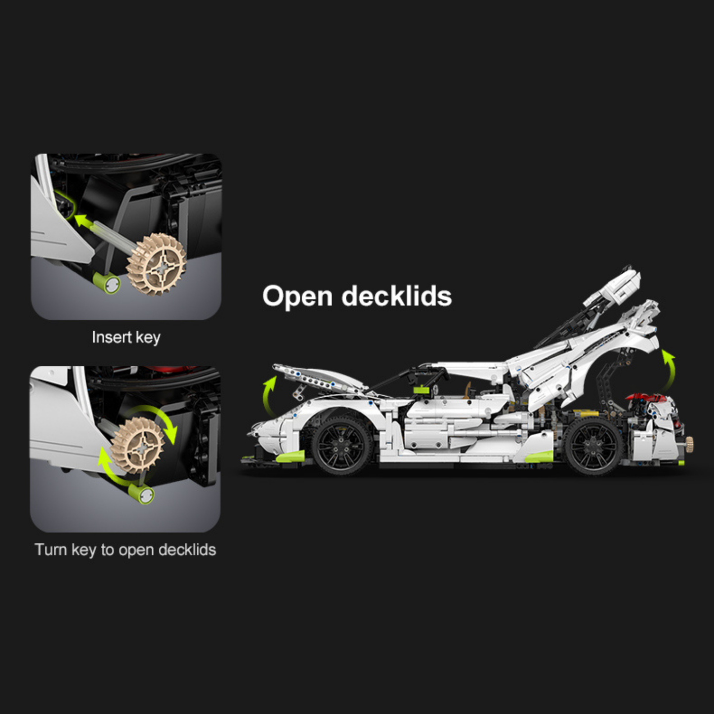 CaDA Master Fantasma Racing Supercar 1:8 Scale (C61048W) - (Static)
