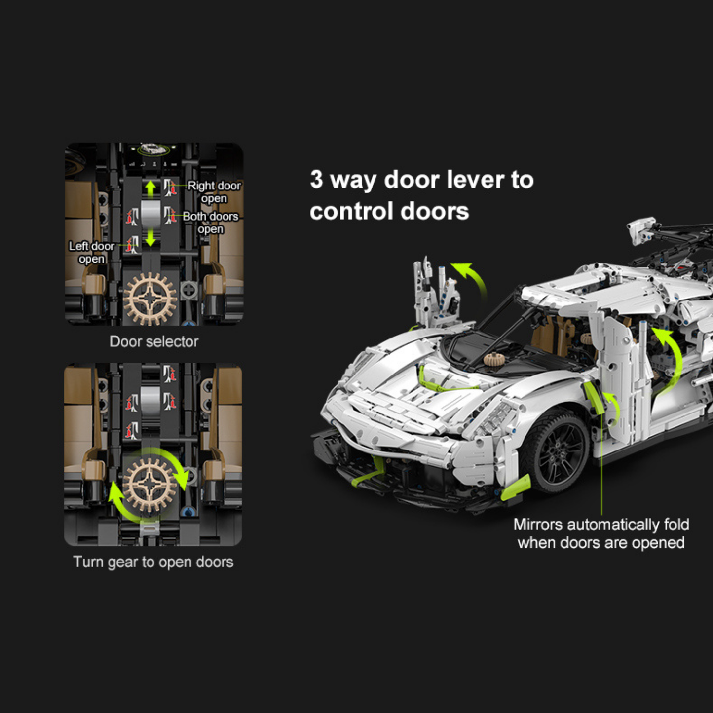 CaDA Master Fantasma Racing Supercar 1:8 Scale (C61048W) - (Static)