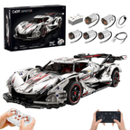 CaDA Master Voiture RC Motorisée V12 Hypercar Échelle 1:8 (C61053W) - (Dynamique)
