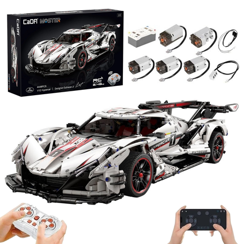 CaDA C61053W Master Motorized V12 Hypercar RC 1:8 Scale - (Dynamic)
