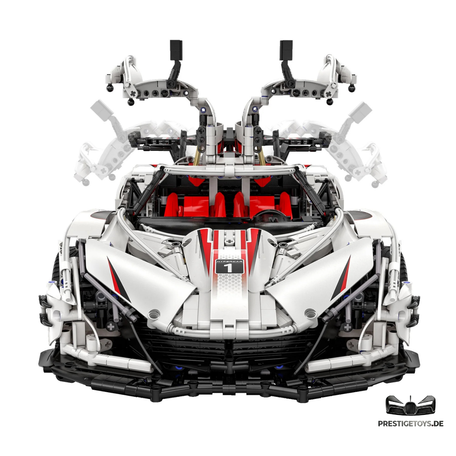 CaDA Master Motorized V12 Hypercar RC 1:8 Scale (C61053W) - (Dynamic)