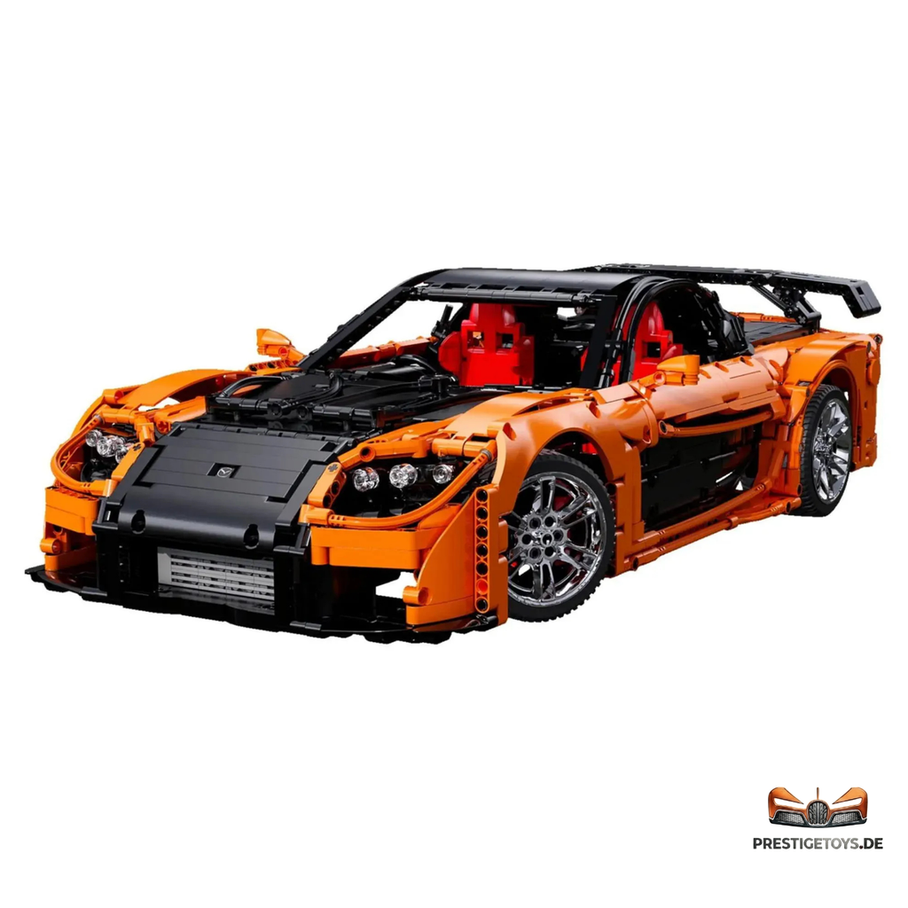 CaDA Master Mazda RX-7 Supercar sous licence à l'échelle 1:8 (C61502W) - (Dynamique ou Statique)