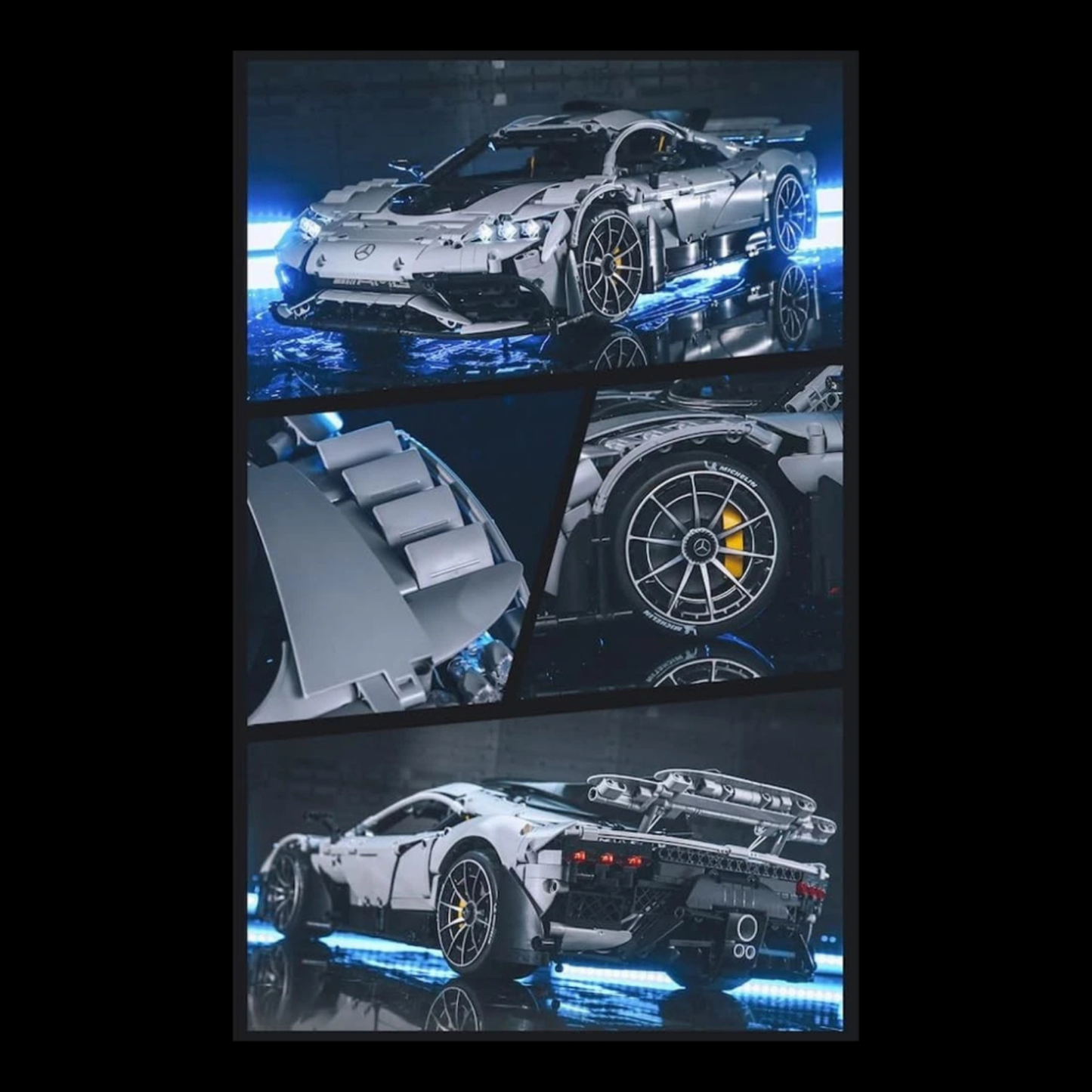 CaDA Master Mercedes-AMG One Licensed Hypercar 1:8 Scale (C61503W) - (Dynamic or Static)