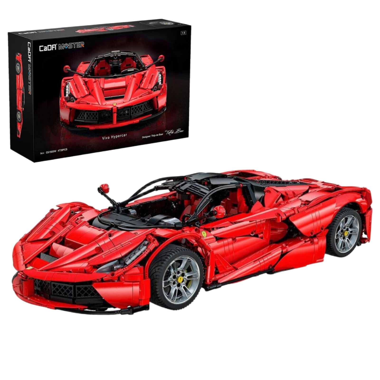 CaDA Master Viva Hypercar 1:8 Scale Exhibition Model (C61505W) - (Static)