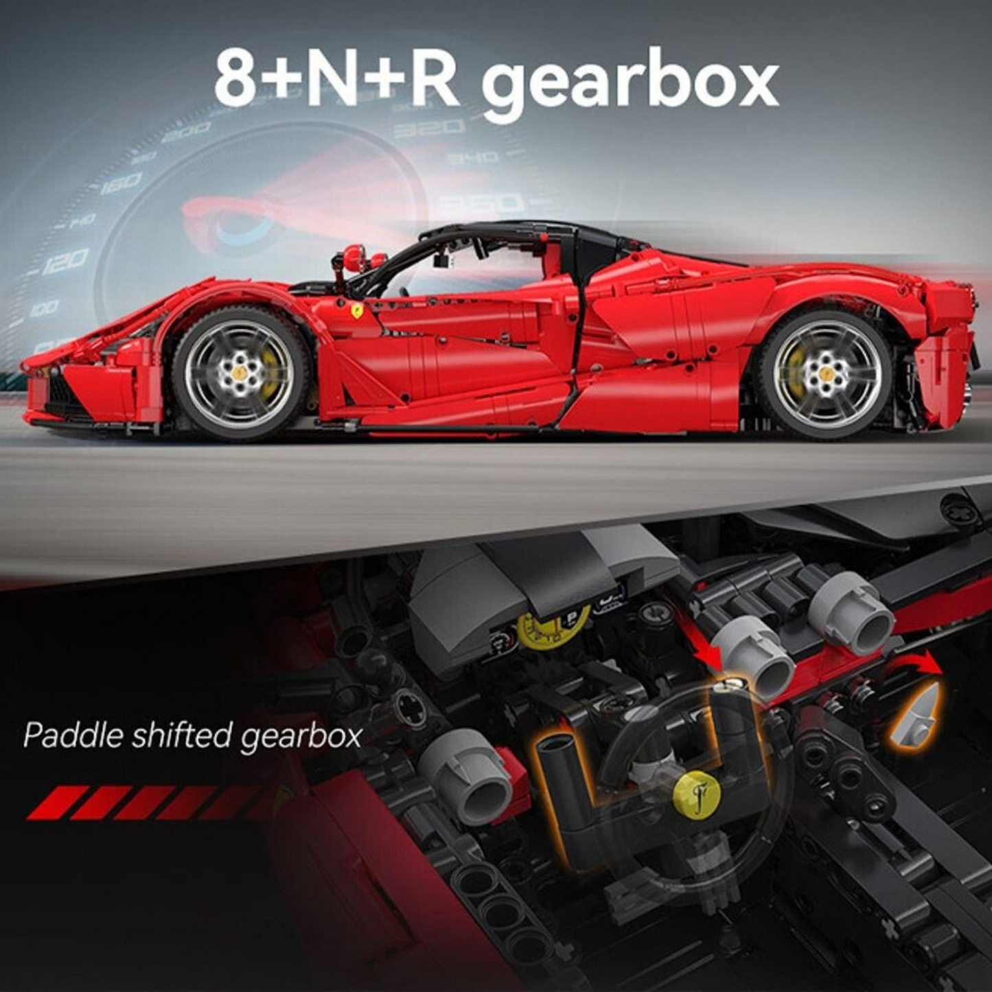 CaDA Master Viva Hypercar 1:8 Scale Exhibition Model (C61505W) - (Static)