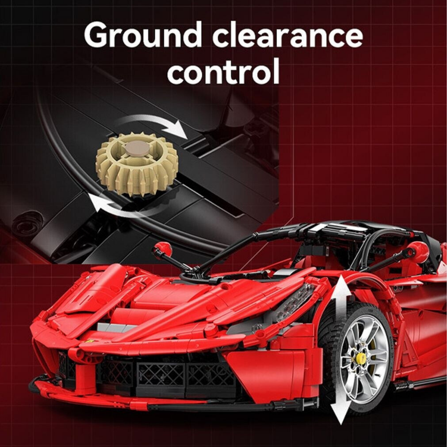 CaDA Master Viva Hypercar 1:8 Scale Exhibition Model (C61505W) - (Static)