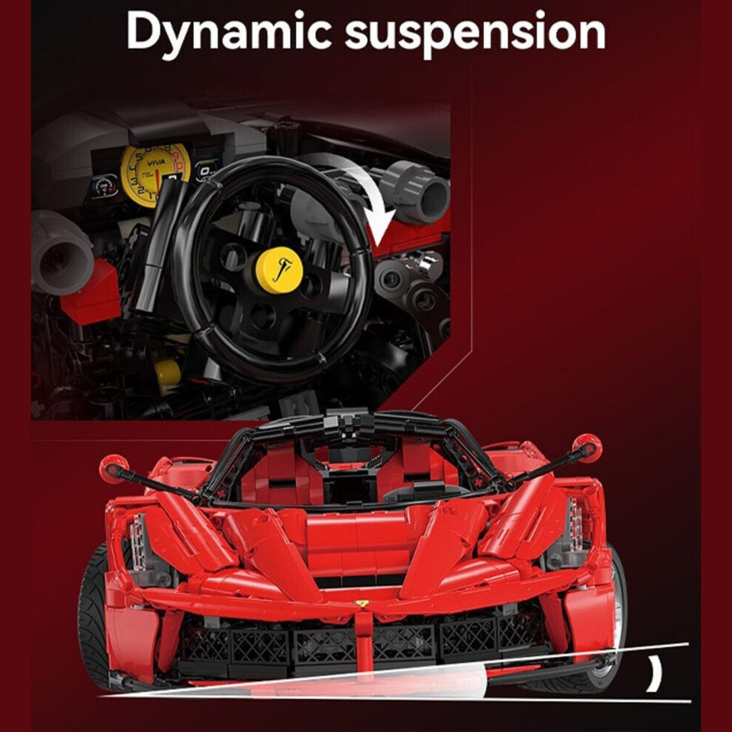 CaDA Master Viva Hypercar 1:8 Scale Exhibition Model (C61505W) - (Static)