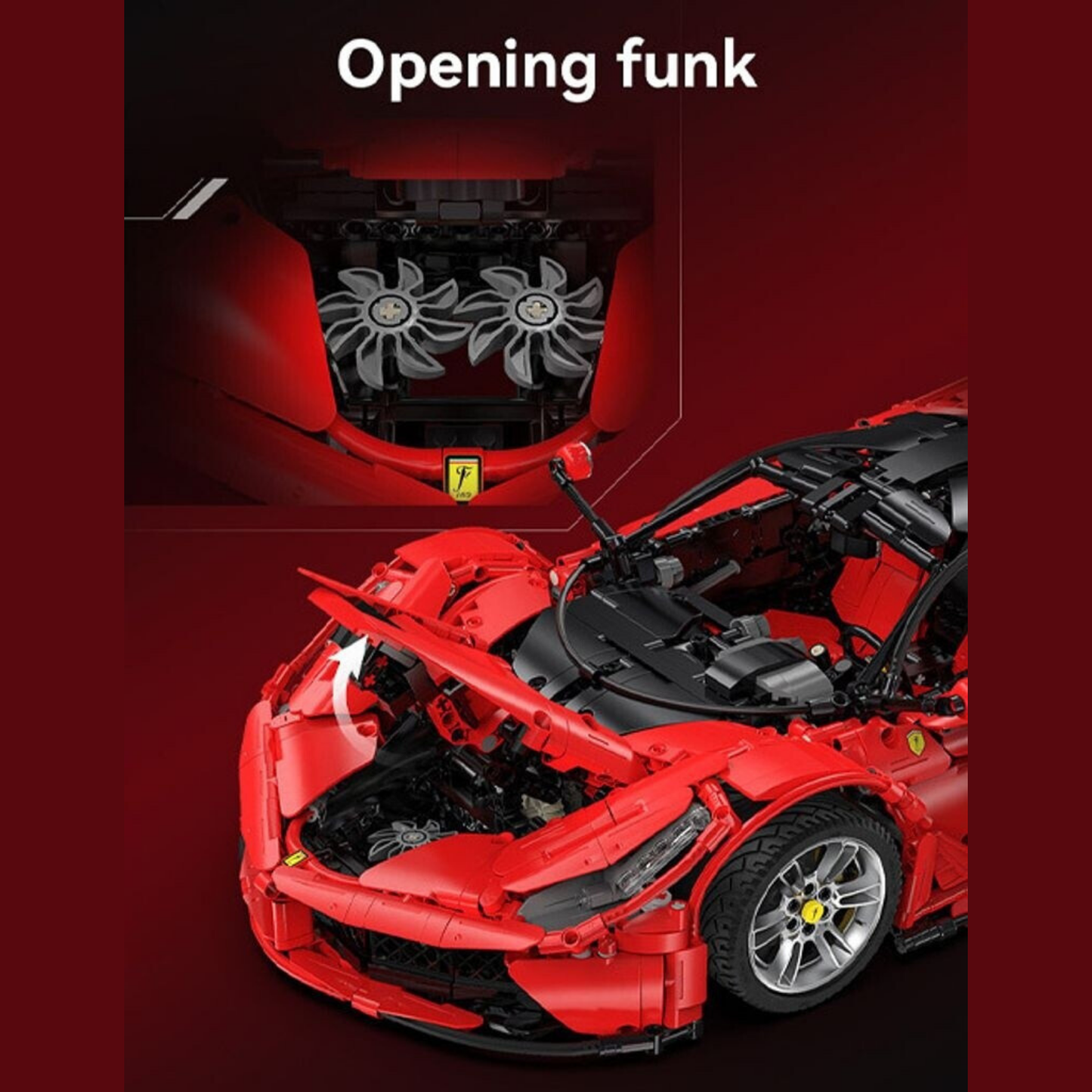CaDA Master Viva Hypercar 1:8 Scale Exhibition Model (C61505W) - (Static)