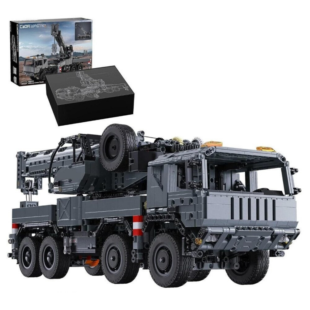 CaDA Master Grue Militaire Lourde 1:18 (C61507W) - (Dynamique ou Statique)