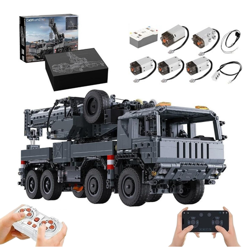 CaDA C61507W Master Heavy Military Crane Truck 1:18 Scale - (Dynamic or Static)