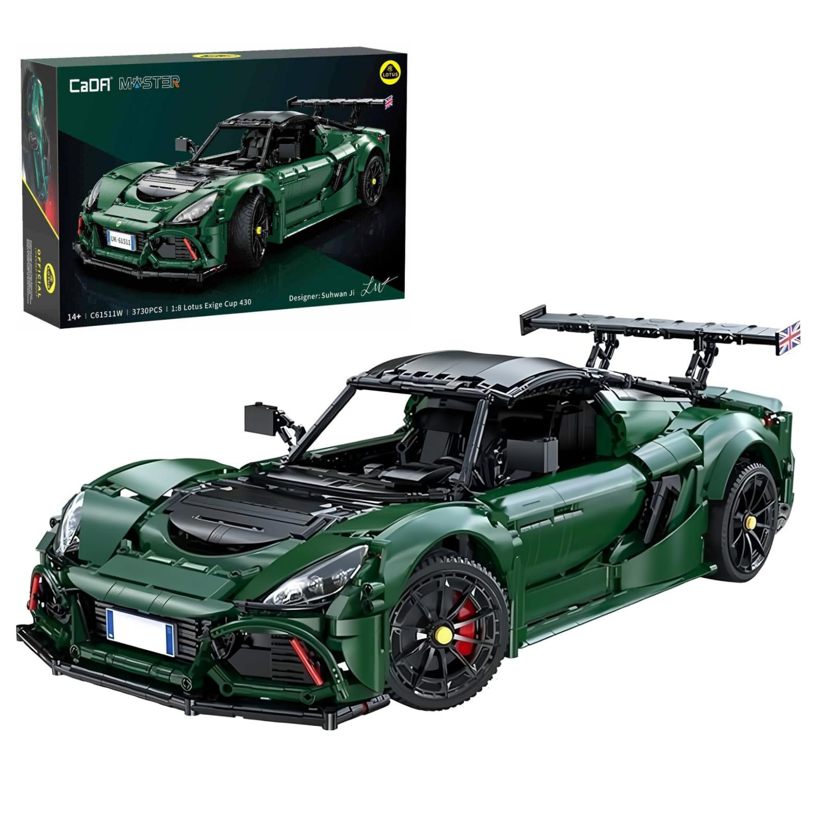 CaDA Master Lotus Exige Cup 430 Licensed Supercar 1:8 Scale (C61511W) - (Static)