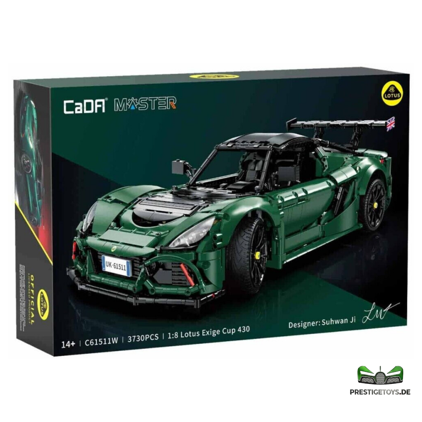 CaDA Master Lotus Exige Cup 430 Licensed Supercar 1:8 Scale (C61511W) - (Static)