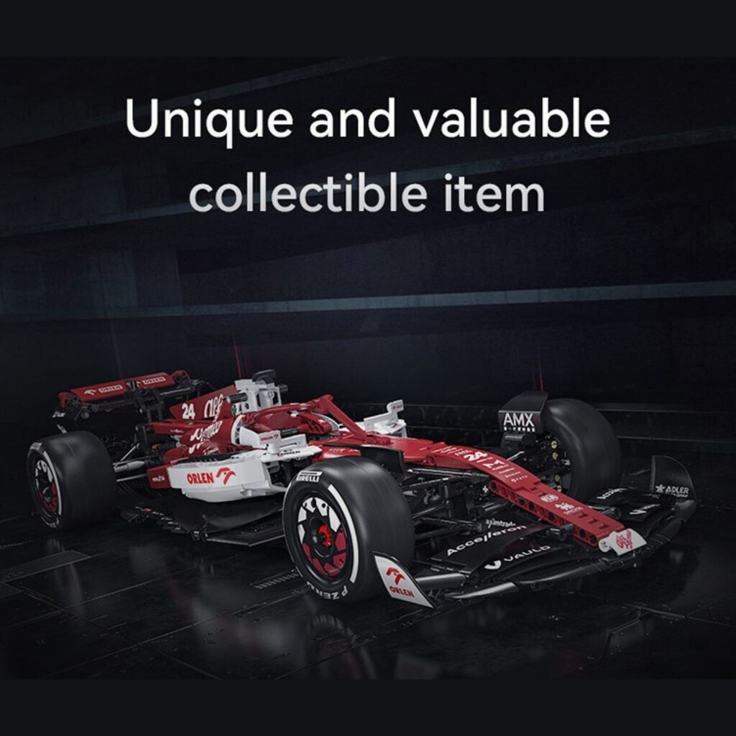 CaDA Alfa Romeo F1 Team C42 Licensed Racing Car 1:8 Scale (C64005W) - (Static)