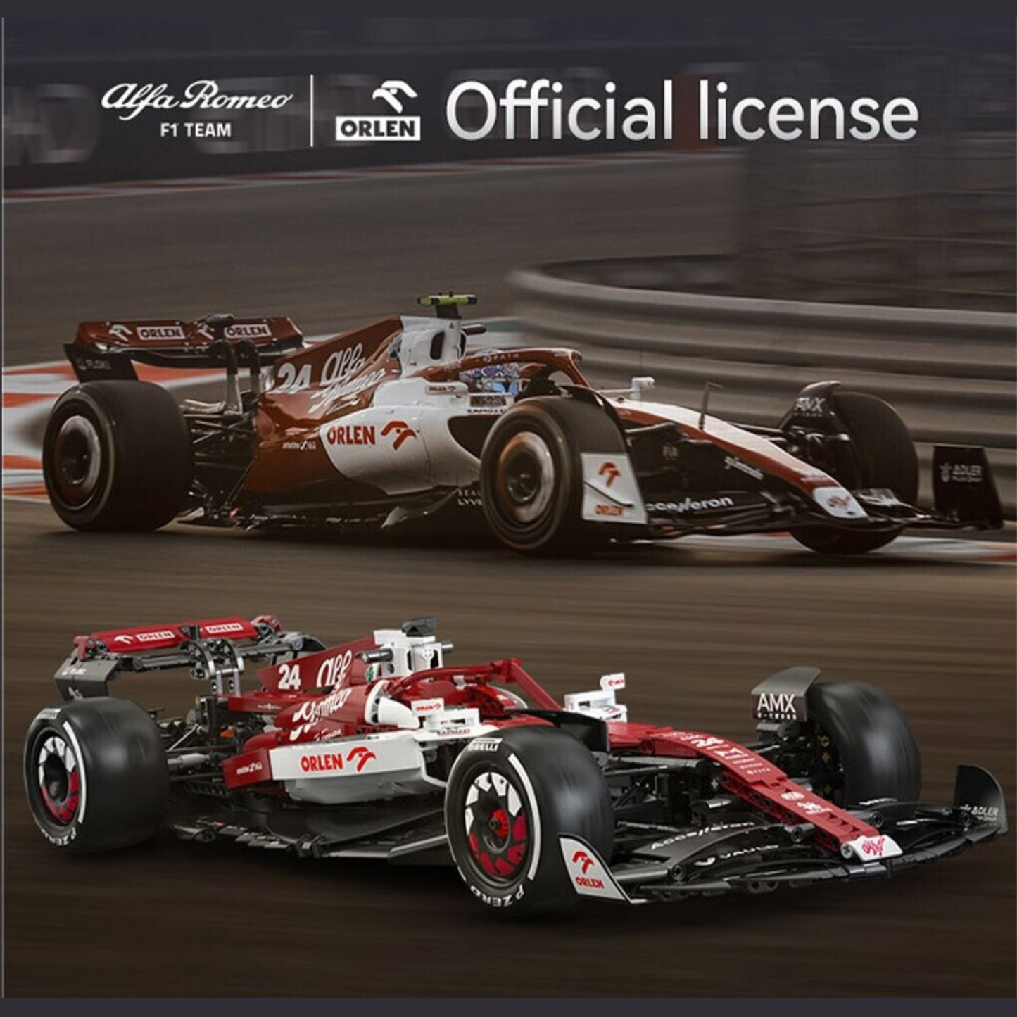 CaDA Alfa Romeo F1 Team C42 Licensed Racing Car 1:8 Scale (C64005W) - (Static)