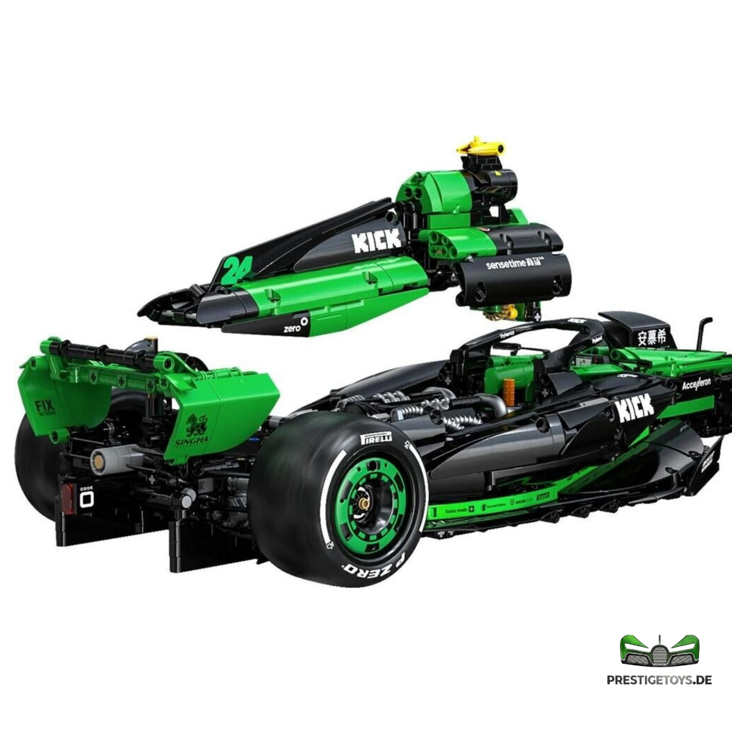 CaDA Kick Sauber F1 Team C44 2024 Licensed Car 1:8 Scale (C64010W) - (Static)