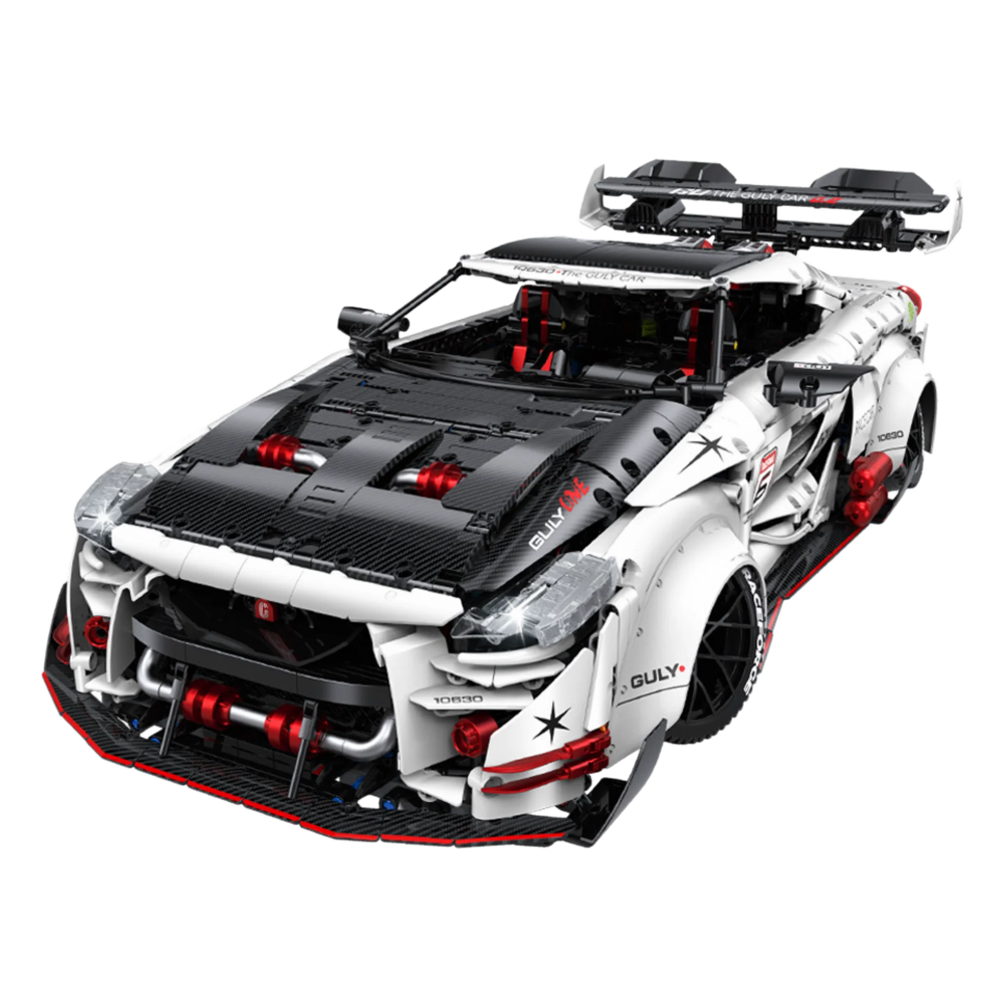 GULY 10630 R35 Carbon Edition: 1:8 Hyper-Performance RC Supercar Building Set