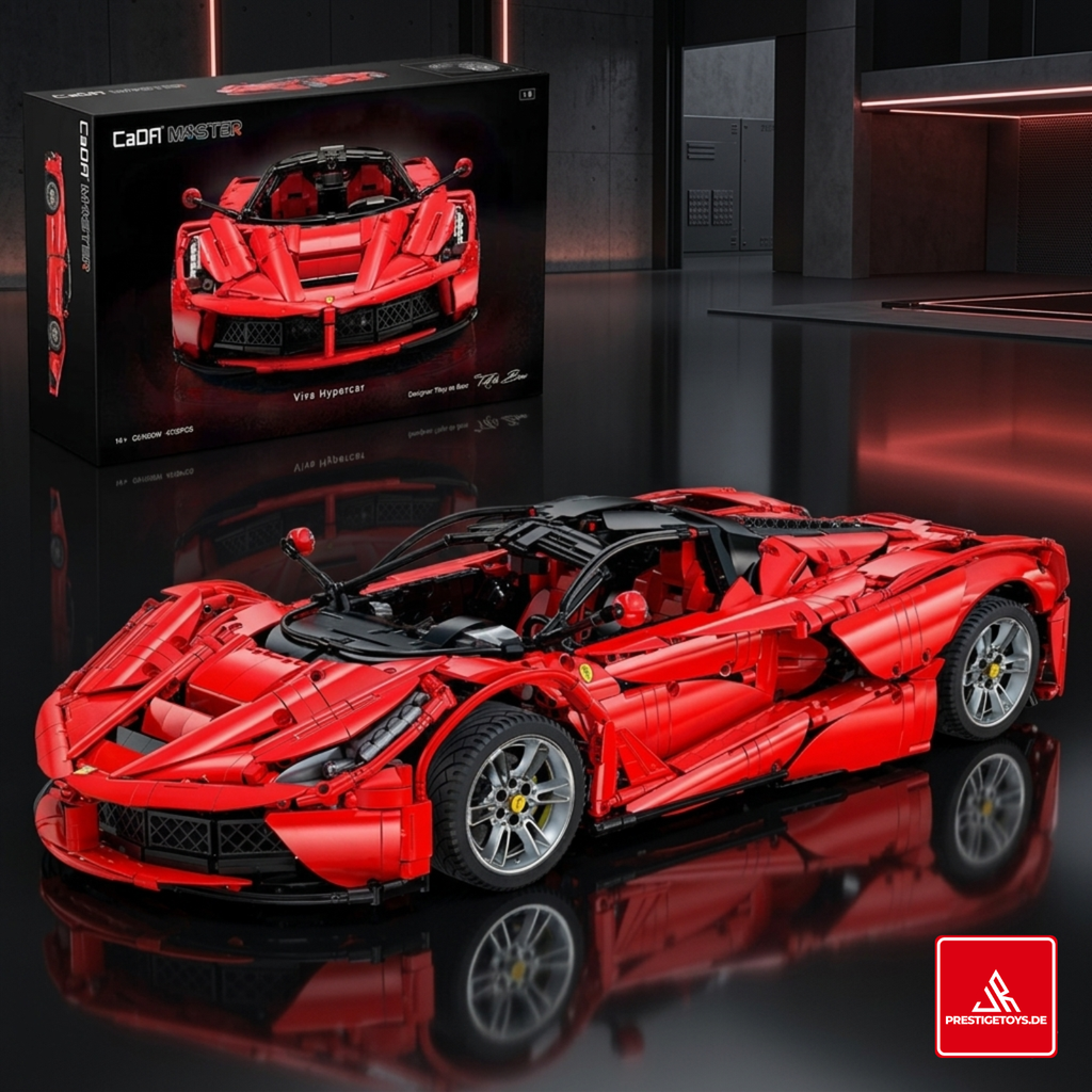 Modèle d'exposition CaDA Master Viva Hypercar à l'échelle 1:8 (C61505W) - (Statique)