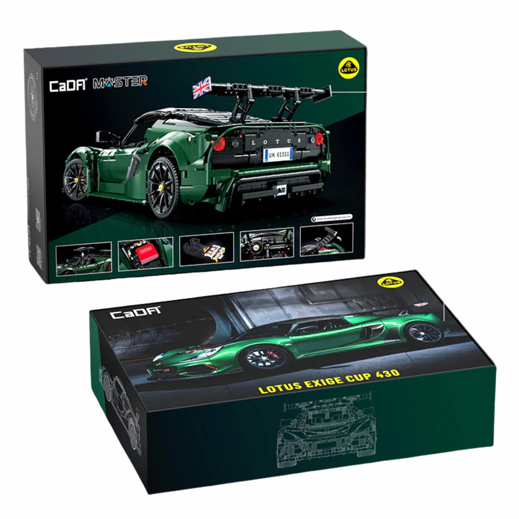 CaDA Master Lotus Exige Cup 430 Supercar sous licence à l'échelle 1:8 (C61511W) - (Statique)