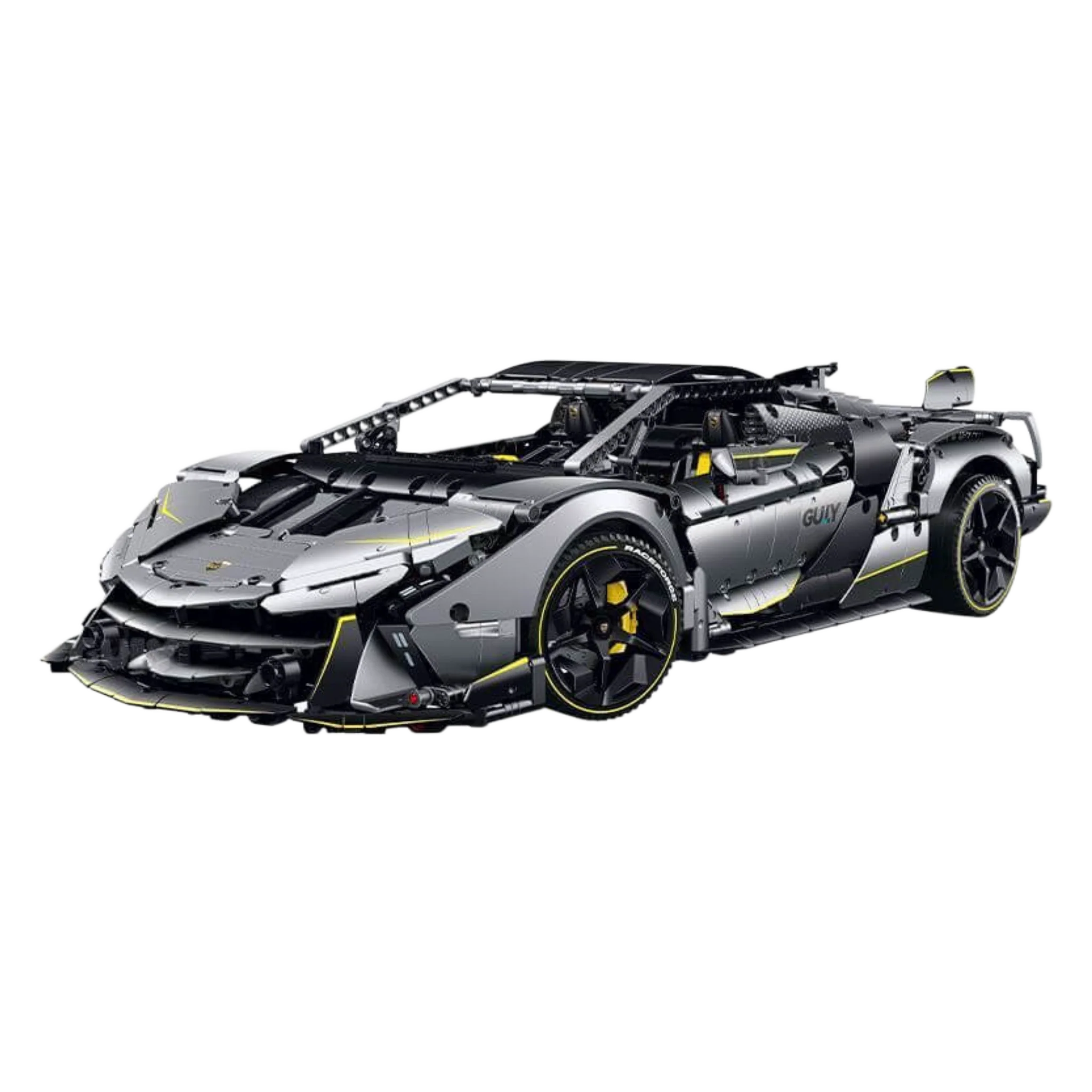 GULY 10638 Ash Spyder: 1:8 Hyper-Performance RC Convertible Supercar Building Set