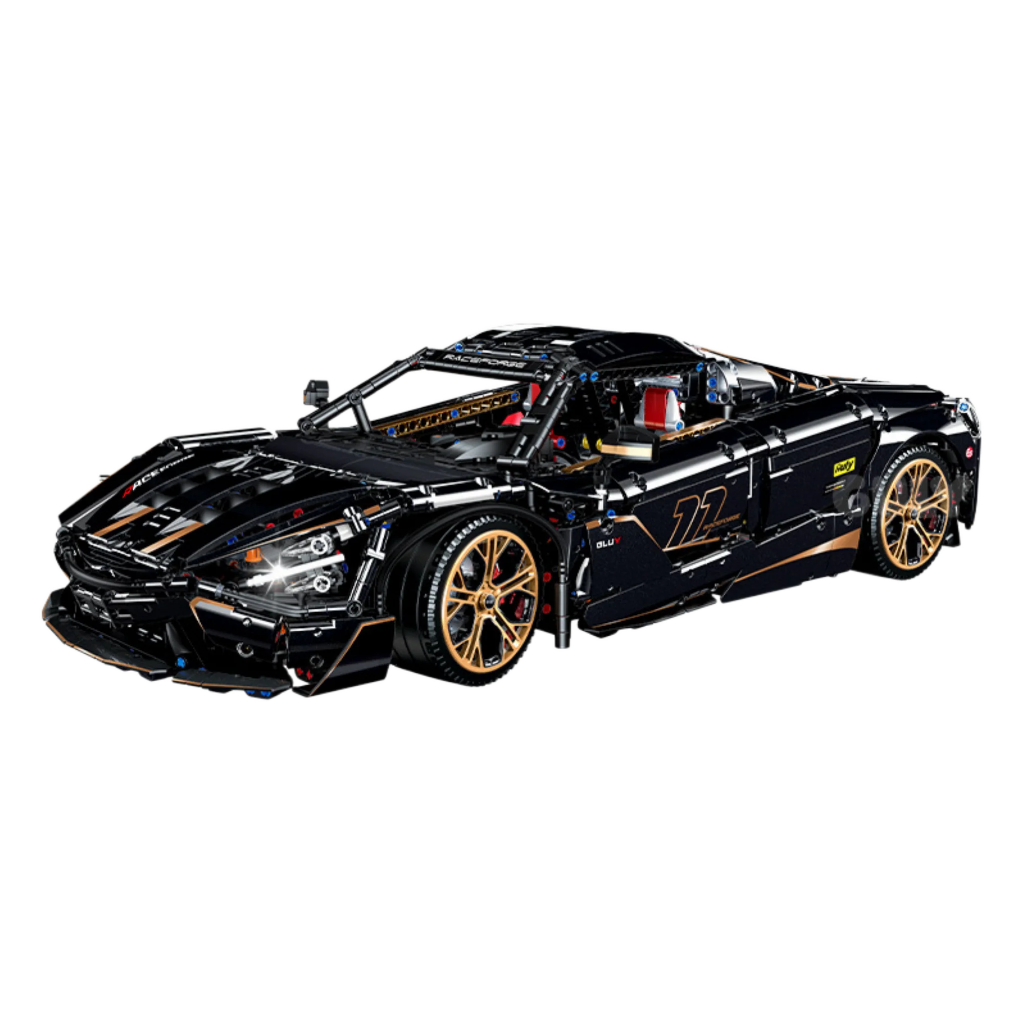 GULY 10625 720 Stealthwing: 1:8 Hyper-Performance RC Supercar Building Set