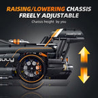 GULY 10646 Carbon Saint: Premium Hyper-Performance RC Supercar Building Set