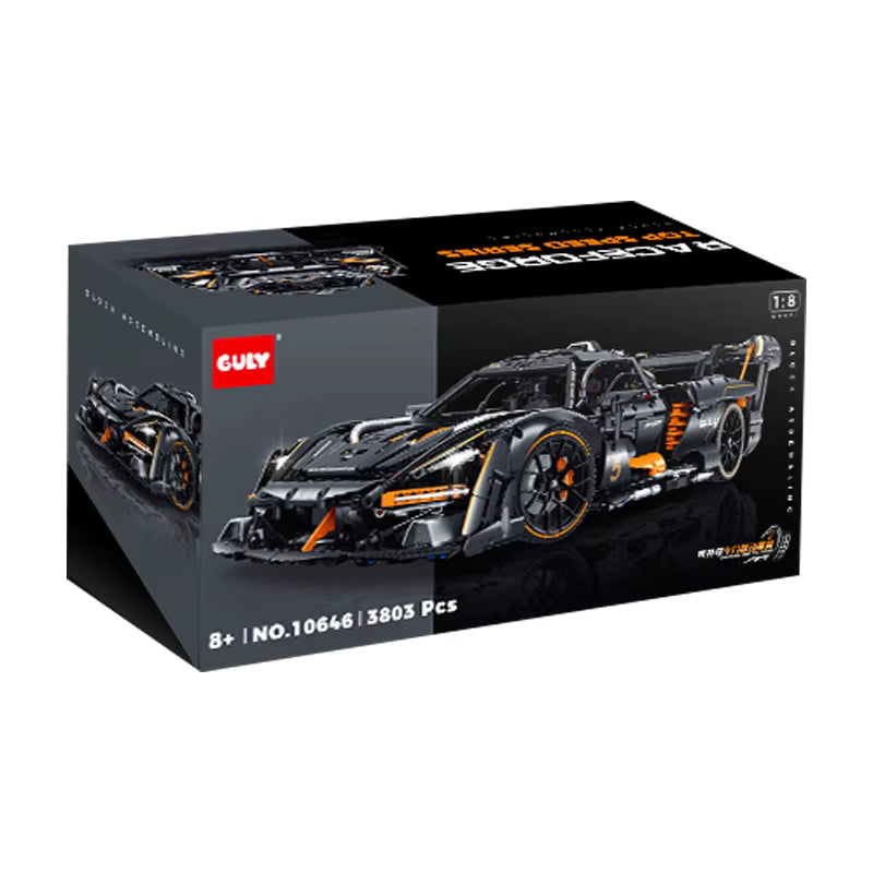 GULY 10646 Carbon Saint: Premium Hyper-Performance RC Supercar Building Set